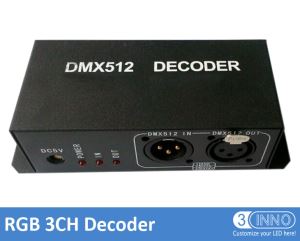 DMX para convertidor PWM RGB 3 canales