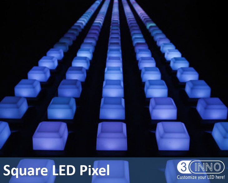 50mm cuadrados de DMX LED Pixel interior