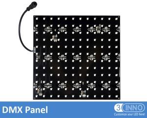 RGB Panel DMX Panel luz DMX contraluz 144 píxeles Panel Video LED Panel RGB Llight LED Panel pared LED Panel LED Video paneles LED Video módulo
